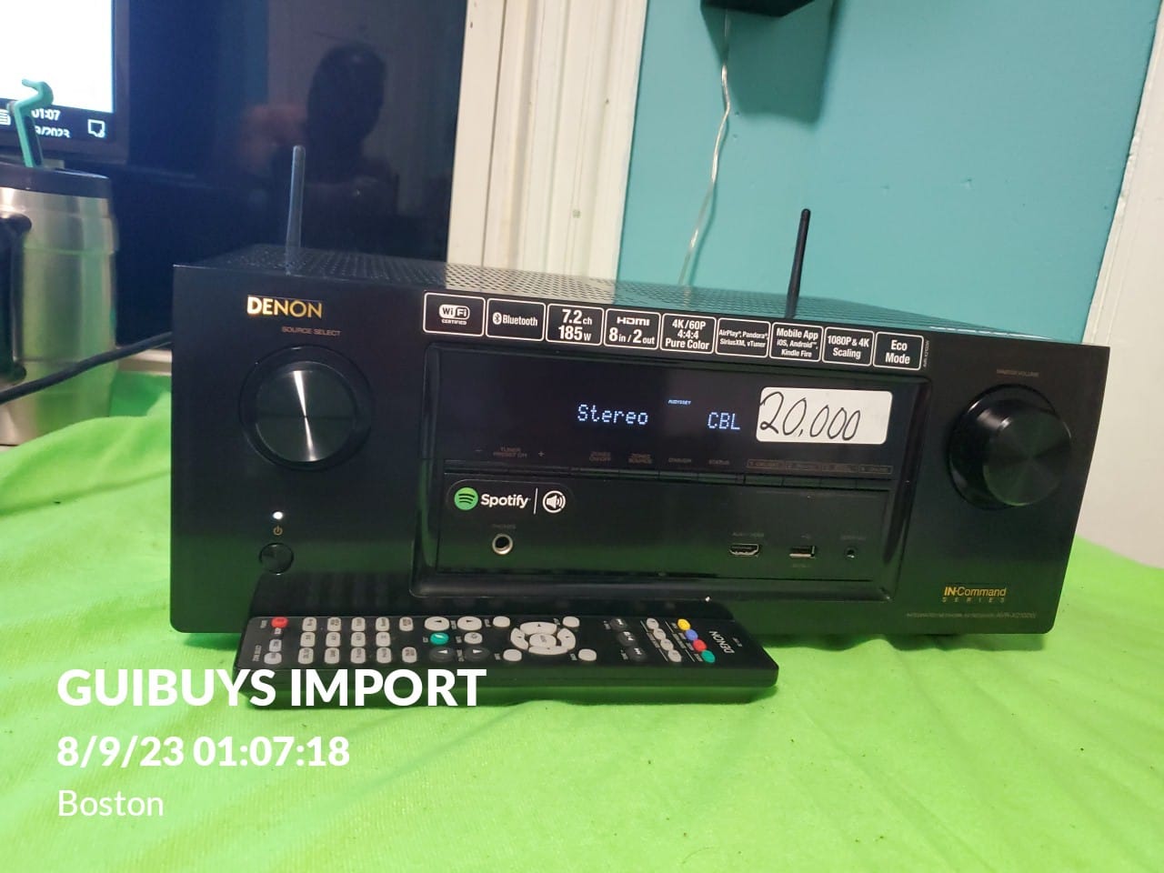 Receiver Denon AVR-X2100W — 7.2 Canales 4K WiFi (Usado)