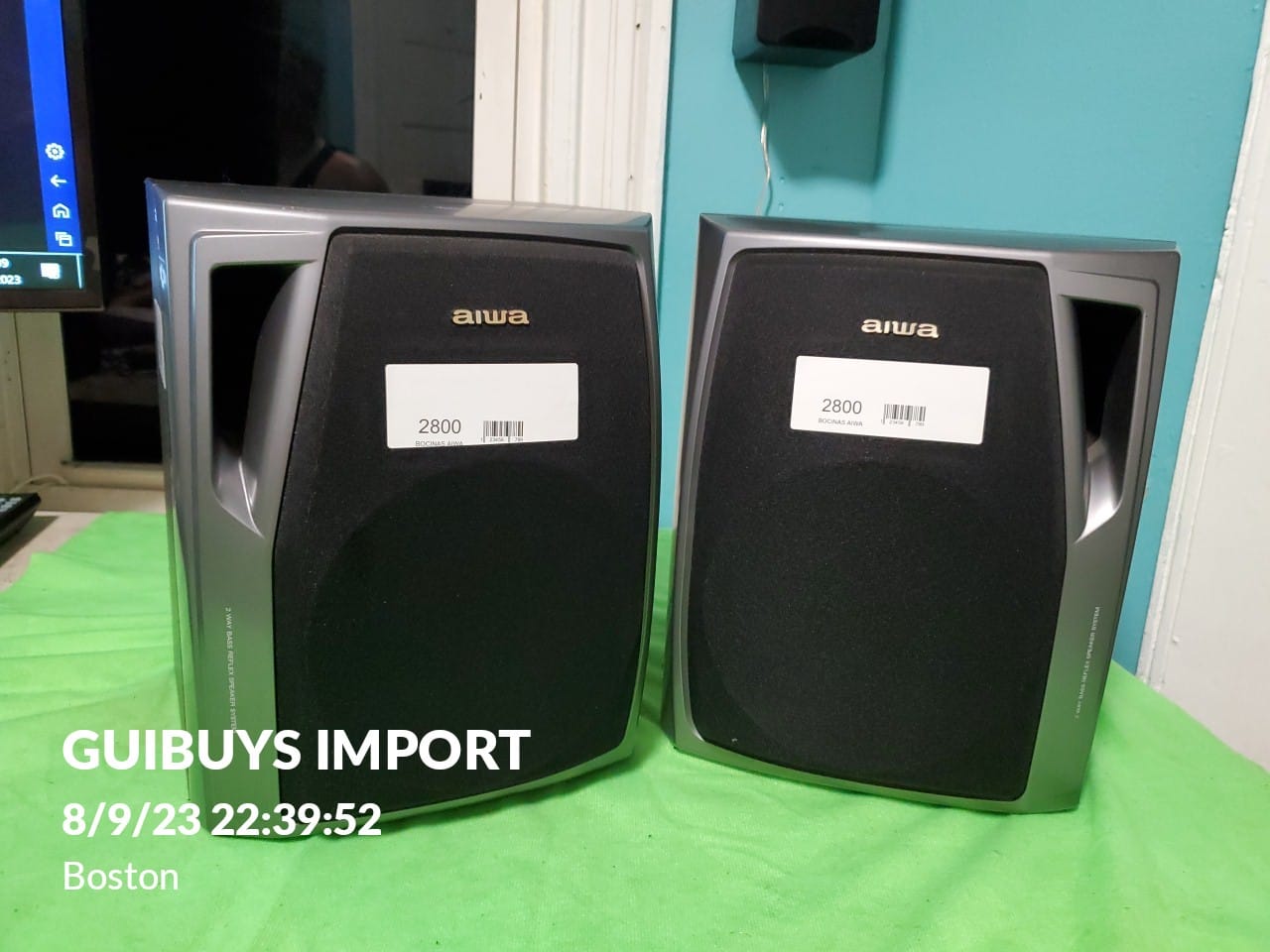 Bocinas Aiwa SX-NA22 — sistema 2 vías 6 ohms (usado)