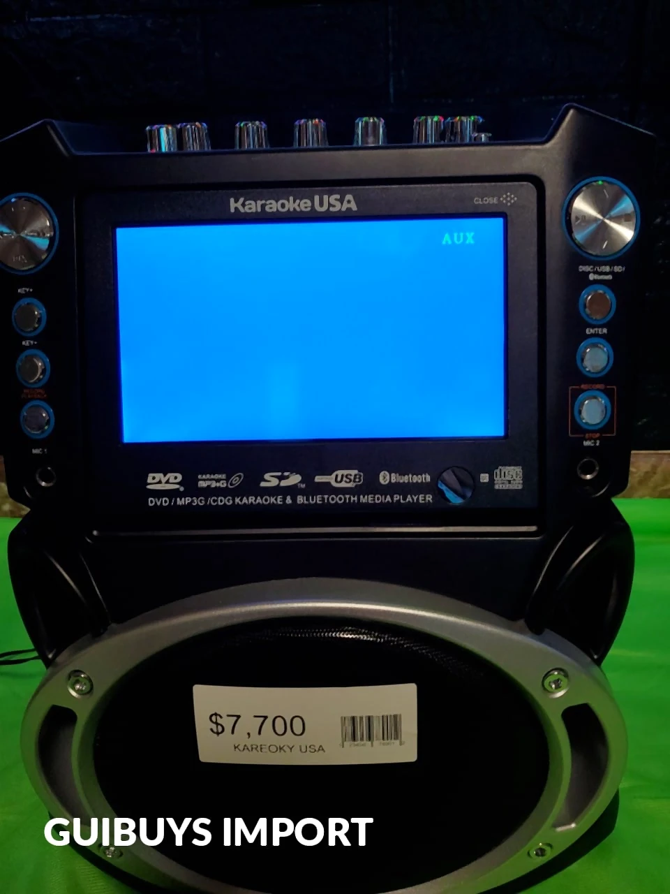 Karaoke USA Sistema de Karaoke Bluetooth DVD/USB (Usado)